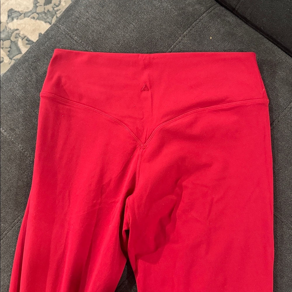 Red vitality leggings - cloud fabric